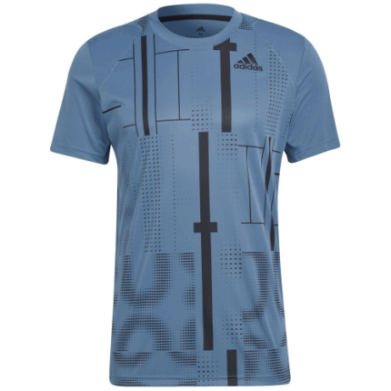 Camiseta Adidas Club Graph Altered Blue-Black (HB9088)