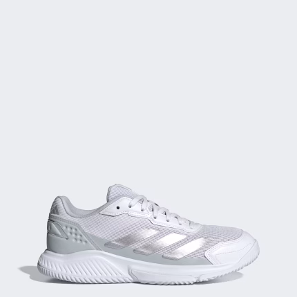 Zapatillas Adidas Courtquick Padel W Cloud White / Silver Metallic / Cloud White (JR4658)
