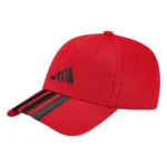 Gorra Adidas Baseball NEW LOGO 3 Bandas Rojo (JP0387)