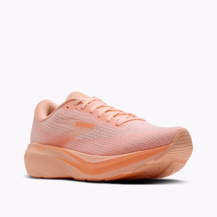 Zapatillas Brooks Ghost Amp W - 612 - Peach/Peach/White
